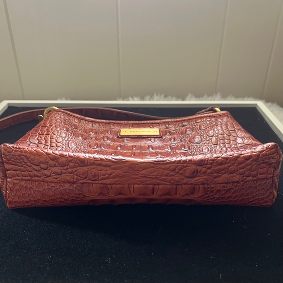 Brahmin Melbourne Tulle Mini Bag.  Orange - Picture 7 of 16